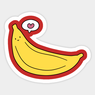 Love Banana Sticker